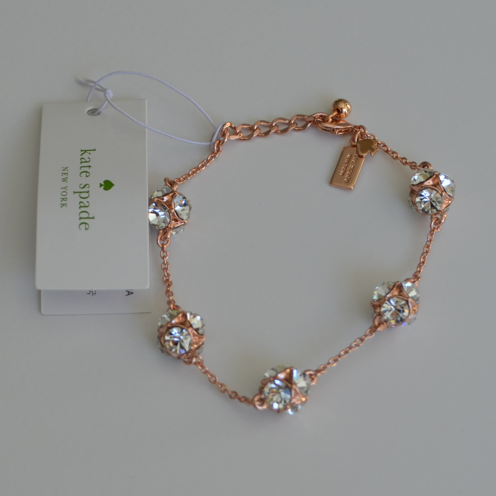 KATE SPADE Rose Gold Charm Bracelet